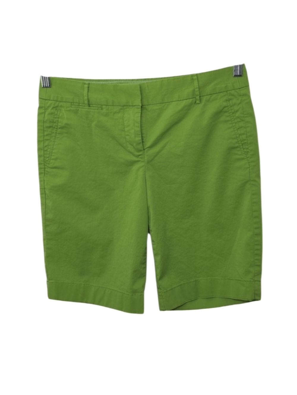 J. Crew Womens Lime Green Bermuda Shorts Size 2    W30 x 9 Insean - Picture 2 of 10